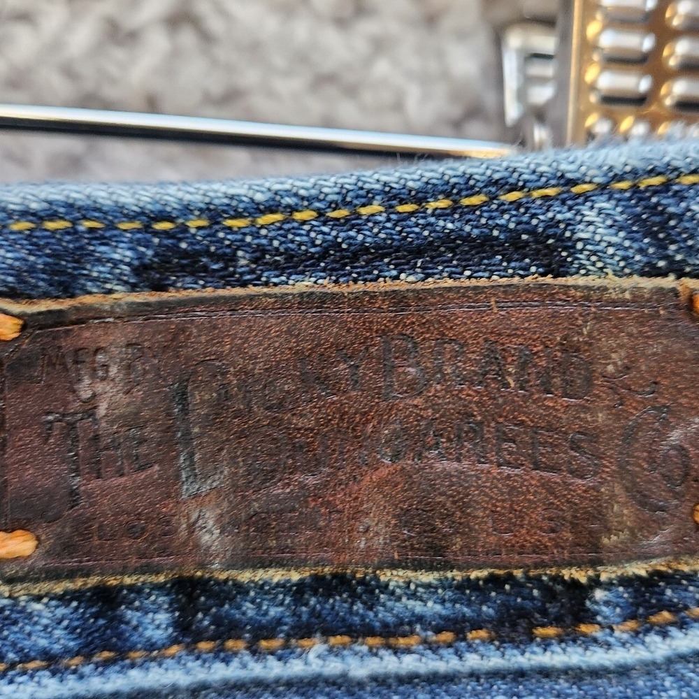 Lucky Brand Jeans Women's 12 Blue Denim Cotton Stretch Straight‎ Leg Made in USA - Picture 8 of 12